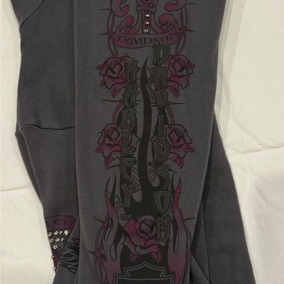 Harley Davidson hooded long sleeve t-shirt - Picture 4 of 5